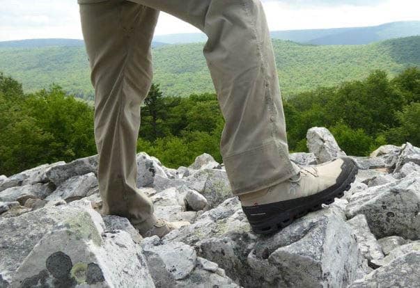 on clouds hiking boots